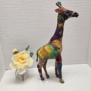 Tall Home Decor Quilt Patch Animal Giraffe Hobby Lobby Decoupage Figure Gift